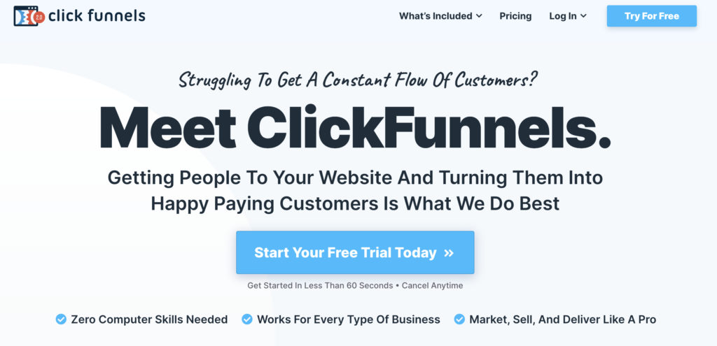 Leadpages vs Clickfunnels